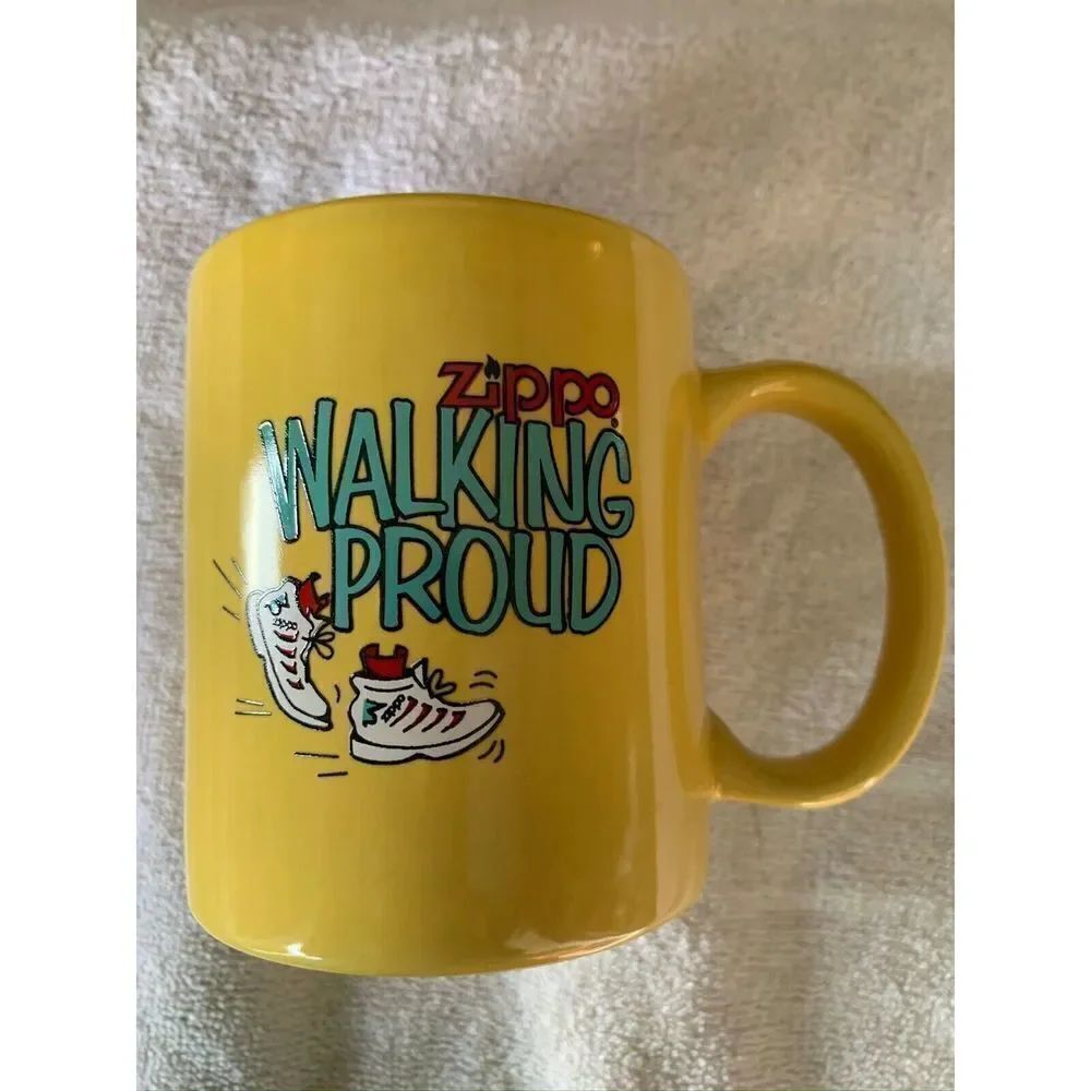 Zippo Walking Proud Yellow Coffee Cup Mug